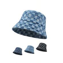 1pc Mesh Design Fashionable & Versatile Bucket Hat, Suitable For Outdoor And Everyday Wear Street - Multicolor - View 1