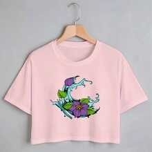 Women T-Shirts - 淺粉色 - 查看 1
