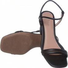 Women Heeled Sandals - 黑色 - 查看 2