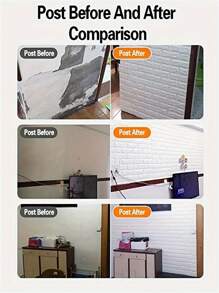 20pcs 3d Self-Adhesive Tile Stickers, Easy To Stick And Peel, Suitable For Kitchen, Living Room, Bathroom, Hallway - White - View 5