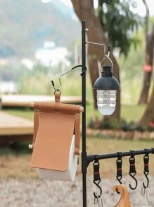 1个多功能防滑露营挂钩，用于悬挂灯具、衣物及配件。采用耐用不锈钢材质，适合户外使用。露营用品 - 彩色 - 查看 7