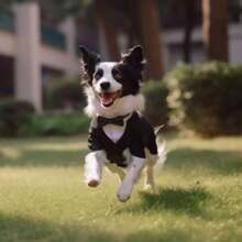 1pc Pet Dog Suit With Shirt Collar, Thin Teddy Suit, Spring And Summer Clothes - Multicolor - View 1