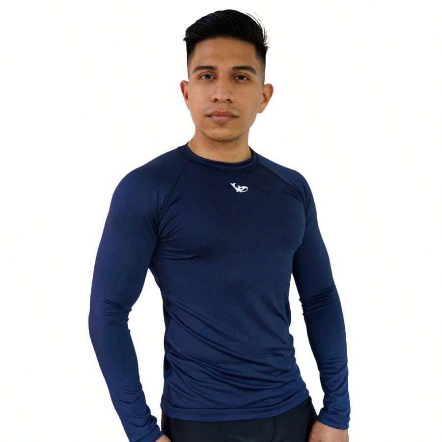 Playera Acuática para  Natación & Surf Hombre Colores - Azul Marino - Ver 1
