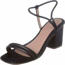 Women Heeled Sandals - 黑色 - 查看 1