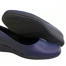 PICCADILLY Wide Fit Ballet Flats - 藏蓝色 - 查看 4