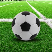 Balones de fútbol deportivos Competición deportiva juvenil profesional Fútbol blanco y negro Tamaño 5 para entrenamiento - Blanco - Ver 2