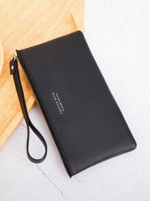 MIYIN 时尚触屏手机钱包 长款钱包 带卡槽和腕带 多功能手机包 硬币 简约字母图案 PU 拉链钱包 商务 现代简约休闲手拿包 女士钱包 轻便时尚 女士白领 大学生 工作 商务通勤 办公室 周年纪念 情侣 生日礼物 礼品钱包 女士手机包 女士钱包 钱包 - 黑色 - 查看 6