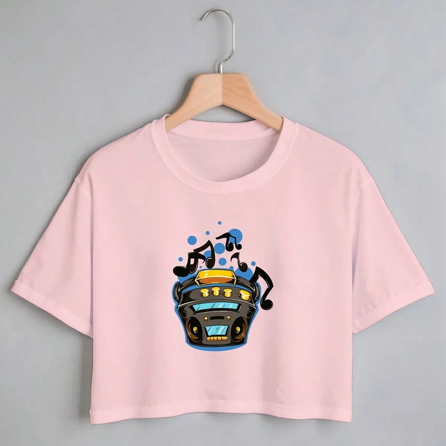 Women T-Shirts - Màu Hồng baby - Xem 1