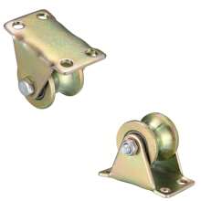 2入組u形溝輪滑輪,滑輪,繩索滑輪,用於吊起和起重機械、滑輪、皮帶輪、重型輪式滑輪系統、卷閘門、倒置、晾衣繩、滑輪繩 - 銅色 - 查看 1