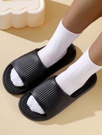 Men's Fashionable Eva Home Slippers, Thick Soft Sole Comfortable & Anti-Slip Indoor-Outdoor All Seasons Slippers