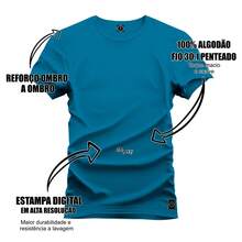 Men T-Shirts - Blue - View 3