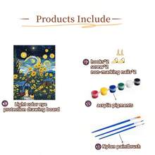 1按數字設定油漆家居牆壁裝飾和禮品 - 無框-A - 查看 6