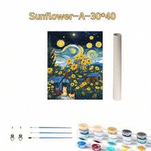 1按數字設定油漆家居牆壁裝飾和禮品 - 無框-A - 查看 7