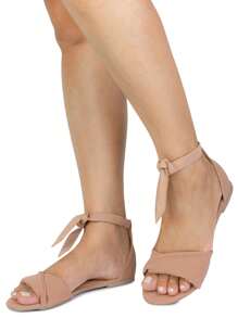 Macerata Women Flat Sandals - 杏色 - 查看 7