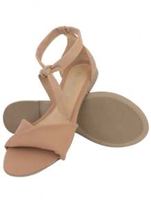 Macerata Women Flat Sandals - 杏色 - 查看 6