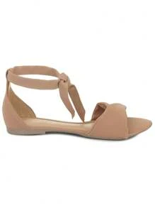 Macerata Women Flat Sandals - 杏色 - 查看 3