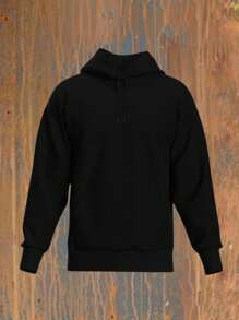 Men Sweatshirts - 酒紅色 - 查看 2