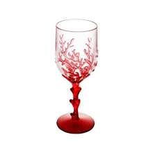 Conjunto 6 Taças De Acrílico Coral Vermelho 450ml - Wolff - Coral - Visão 1