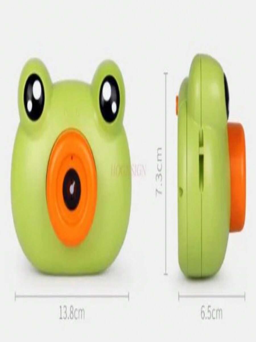 Ricolandia Juguete Maquina De Burbujas Forma Cámara Fotográfica con Música Automática para Niños Rana - Verde - Ver 1
