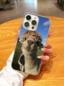 1入組有趣的火鍋圖案透明tpu手機殼,適用於iphone - 彩色 - 查看 1