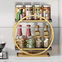 Multi-Tier Countertop Storage Rack, Minimalist Practical Household Bathroom Cosmetic Organizer - Multicolor - View 4