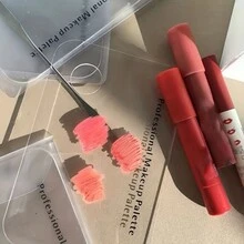 1 Miếng Bột nền tảng Bảng màu , Bảng màu trang điểm , Trang điểm Nghệ sĩ Trang điểm , Acrylic Trang điểm Bột nền tảng Chất lỏng Pha trộn Đĩa , Thiếu niên Qủa tặng - trong suốt - Xem 9