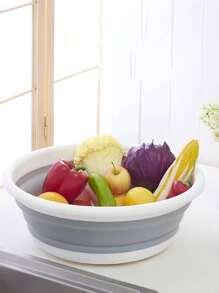 Multifunctional Kitchen Basket, Colander, Fruit And Vegetable Basket, Food-Safe Material. - Grey - View 8
