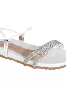 Women Flat Sandals - 白色 - 查看 4