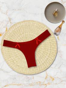 Women Thongs - 紅色 - 查看 2