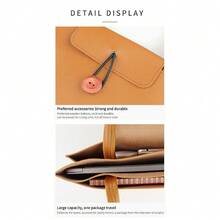 2025 新款笔记本电脑包 笔记本电脑包 13-14 英寸电脑包 笔记本电脑内胆包 笔记本电脑包 15 16 英寸商务包 大学学校包 皮革笔记本电脑包 各种品牌教室笔记本电脑包 教室包 教师收纳包 教室收纳包 - 藍色 - 查看 6