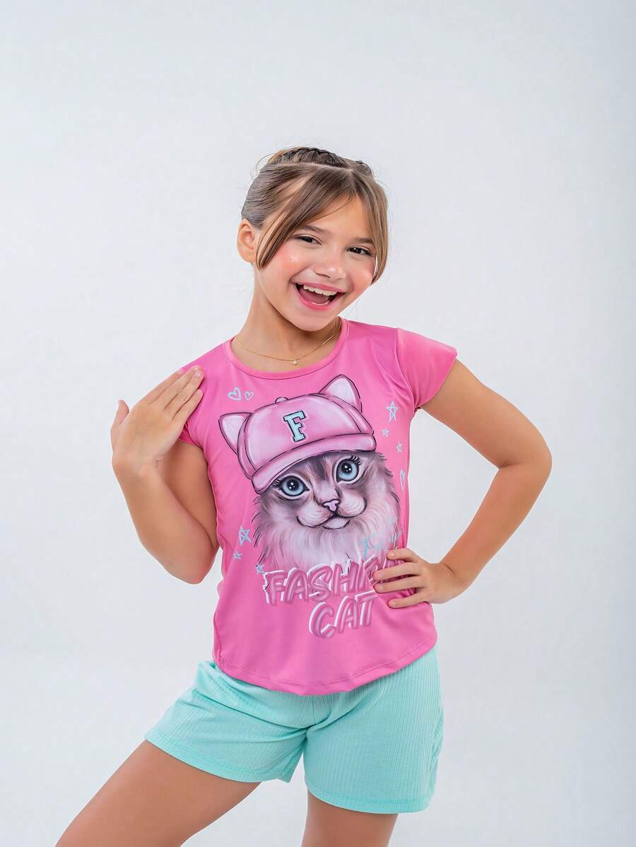 Young Girls Sets - Màu hồng gỉ - Xem 1