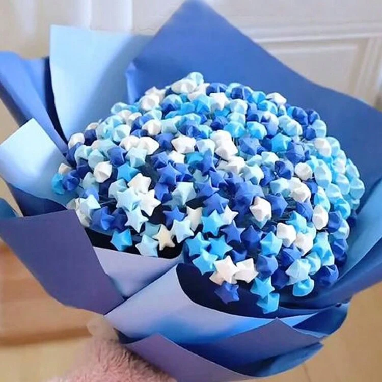 20 hojas/paquete Papel de envolver elegante con diseño floral bicolor y resistente al agua, para uso en floristerías, empaquetar ramos y materiales de arreglos florales - Multicolor - Añade 33