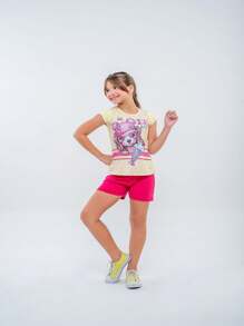 Young Girls Sets - 黃色 - 查看 2