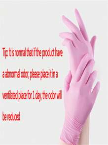 20/50/200/500/1000 chiếc, Găng tay Nitrile dùng một lần màu hồng, Găng tay không chứa cao su Latex, Găng tay vệ sinh gia dụng, Găng tay chống thấm nước Thích hợp cho nhà bếp, tiệc nướng, làm vườn, vệ sinh, nhuộm tóc, thẩm mỹ viện, đồ gia dụng, nhà bếp, phòng tắm, nhà, nhà cung cấp đồ gia dụng - Hồng - Xem 7
