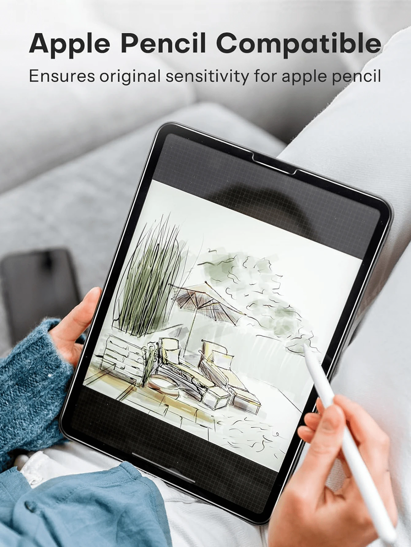 Tempered Glass Screen Protector, Waterproof, ScratchResistant And Anti