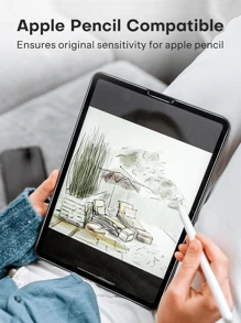 钢化玻璃屏幕保护膜，防水、防刮、防摔，兼容 iPad 第 9 代（10.2 英寸）、iPad 第 10 代（10.2 英寸）和 iPad Mini 2024 - 無色 - 查看 4