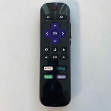 NS-RCRUS-19 Third Party Roku Remote Control - 黑色 - 查看 1