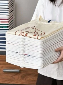 10 Layer Clothes Folding Board, Plastic Clothes Storage And Organizer Device, Folding Clothes Board Storage Rack, Slouchy Folding Clothes Board