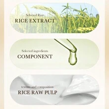 BIOAQUA 大米生浆撕拉式面膜：深层清洁、去角质、去黑头、适合所有皮肤类型，附有涂抹刷 - 白色 - 查看 7