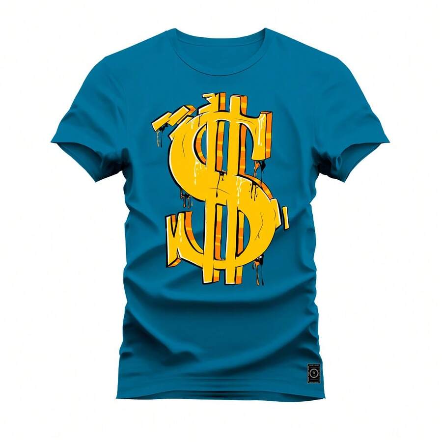 Men T-Shirts - Blue - View 1