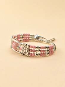 A Classic Bohemian Bracelet Made Of Turquoise