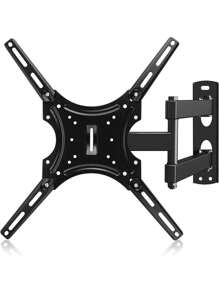 Soporte De TV Ajustable Universal Para, Resistente, Soporte Para TV Ajustable Color Negro, Soporta Hasta 40 Kg, Soporte De Pared Para TV/Television/Televisor Movible Con Brazo Para Pantallas Pulgadas, Resistente Con Materiales Reforzado, Apto Para La MayoríA De Televisores Y Monitores De Pantalla Plana Led Lcd De 14" A 55" (Negro) - Negro - Ver 11
