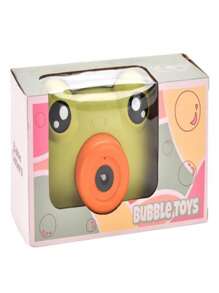 Ricolandia Juguete Maquina De Burbujas Forma Cámara Fotográfica con Música Automática para Niños Rana - Verde - Ver 2