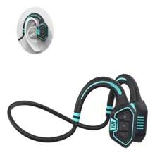 Audífonos Inalámbricos OPEANEAR Para Nadar, Resistentes al Agua. Audífonos de conducción ósea IP68 a prueba de agua para nadar. - Negro - Ver 3