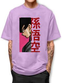 Men T-Shirts - 珊瑚橙 - 查看 1