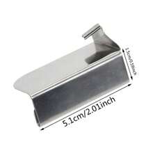 Industrial Overlock Sewing Machine Rule, Seam Guide, Hemmer Guider, Hem Guider, Thin Material Anti-Wrinkle - Silver - View 2