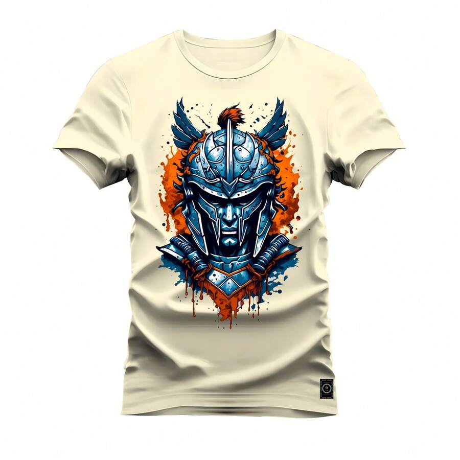 Men T-Shirts - 米色 - 查看 1