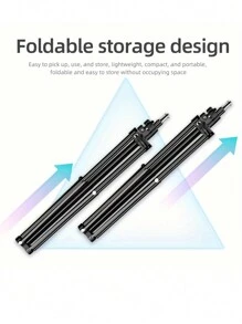 1.1米三腳架,多功能可折疊和可調節三腳架支架,家庭投影機三角支架,手機支架,攝影支架,戶外自拍支架