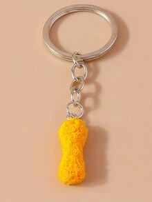 1個字母鑰匙圈掛飾,玫瑰字母鑰匙圈,適用於錢包/背包/汽車鑰匙,是一種包包配件、包袋吊墜、線材收納盒配件,適用於女士/女孩/女性的禮物 - 彩色 - 查看 34