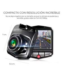 Camara WEB31 para auto con sensor de movimiento automática Resolución Full HD Adultos grabación continua y automática en caso de accidentes o incidentes fácil de instalar en el vehículo para monitoreo constante ELE-GATE - Negro - Ver 4
